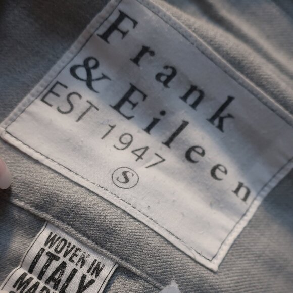 Womens Frank & Eileen Gray Barry Style Button Shirt Top S - Picture 8 of 9